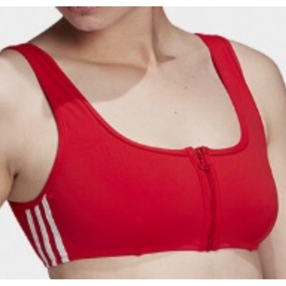 Top Only, Adidas Originals Bikini Zip Up Primeblue Recycled Ocean Plastic XS - Picture 13 of 13